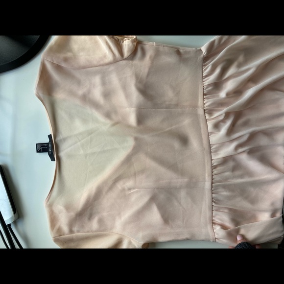 ⭐️SOLD⭐️Pink Babydoll Mini Dress - Picture 5 of 7